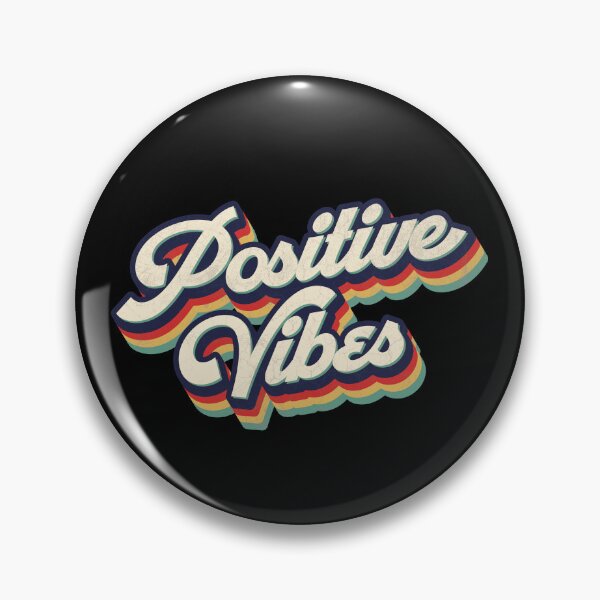 Item preview, Retro Vintage Positive Vibes designed and sold by Whimsical  Thinker.