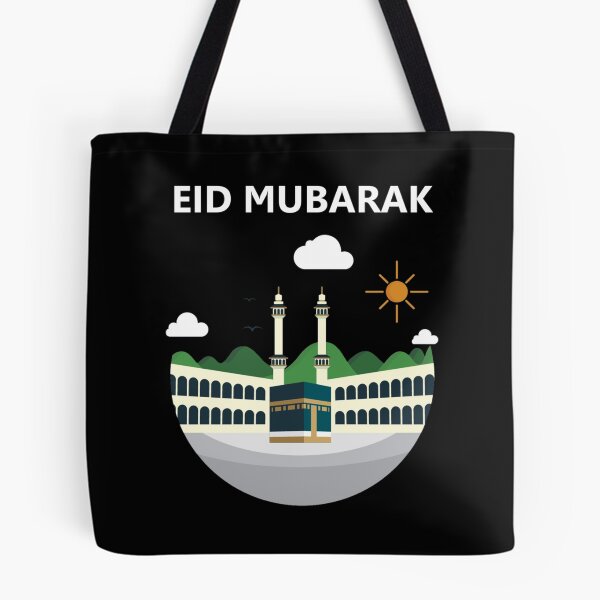 Item preview, Happy Eid al-Adha al-Fitr Mubarak Hajj Mabroor Kaaba Mecca Essential T-Shirt designed and sold by KalebSim.