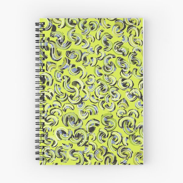 Item preview, Bright neon yellow abstract animal print with squiggly lines designed and sold by ANAKOTO.