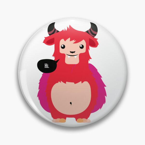 Item preview, HI! - Cute red cow Sticker designed and sold by KalebSim.