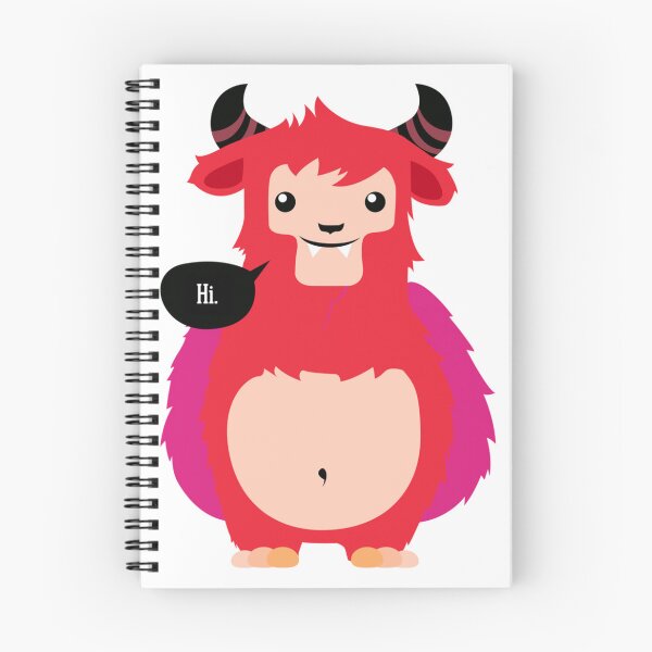 Item preview, HI! - Cute red cow Sticker designed and sold by KalebSim.