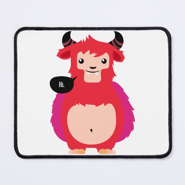 Item preview, HI! - Cute red cow Sticker designed and sold by KalebSim.