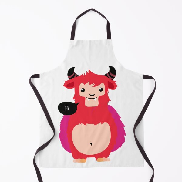 Item preview, HI! - Cute red cow Sticker designed and sold by KalebSim.