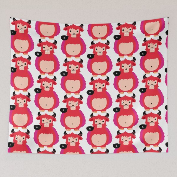 Item preview, HI! - Cute red cow Sticker designed and sold by KalebSim.