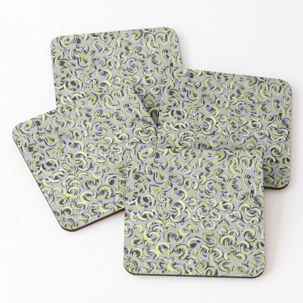 Item preview, Copy of Bright neon abstract animal print with squiggly lines designed and sold by ANAKOTO.