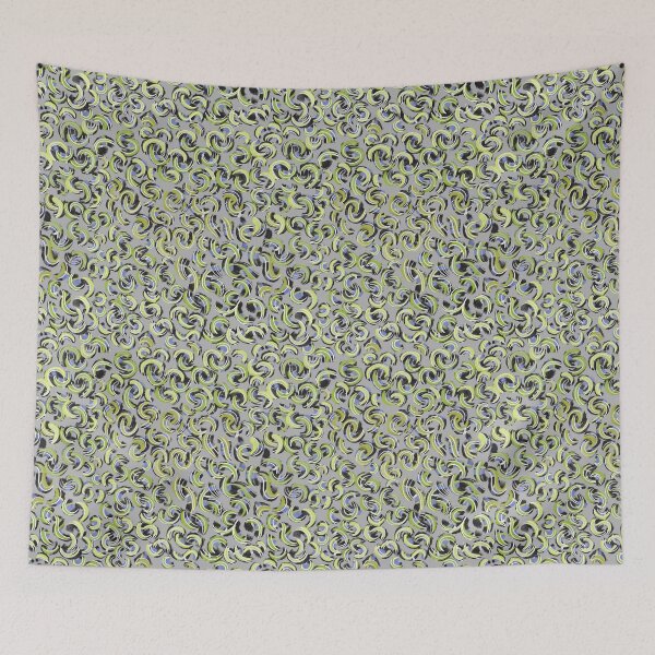Item preview, Copy of Bright neon abstract animal print with squiggly lines designed and sold by ANAKOTO.