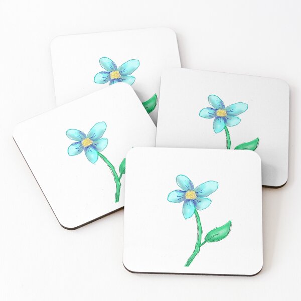 Item preview, Blue flower designed and sold by DancingCreek.