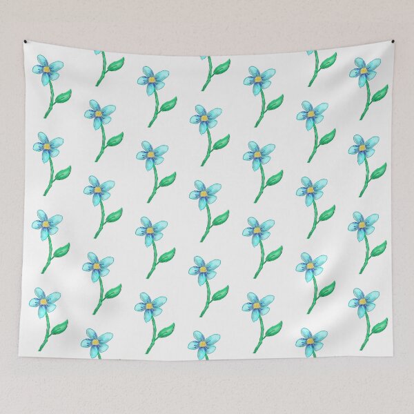 Item preview, Blue flower designed and sold by DancingCreek.
