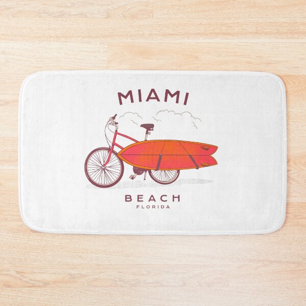 Item preview, Miami Beach Florida Retro Surfing designed and sold by earth-sky-and-i.