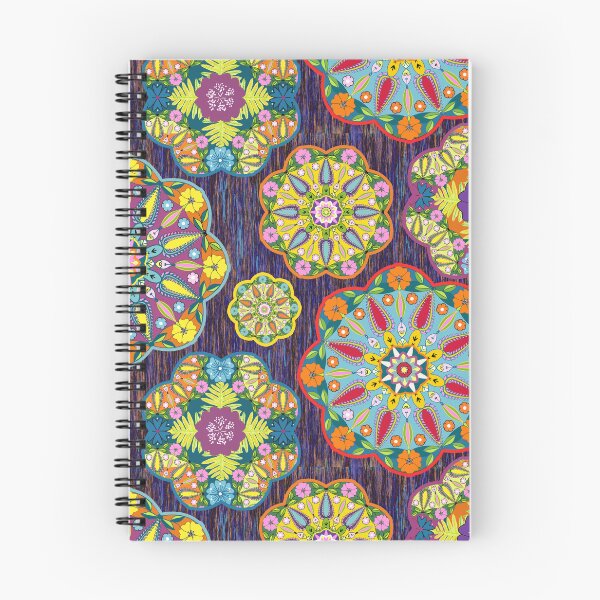 Item preview, Intricate flower mandalas seamless pattern designed and sold by AleFairyland.