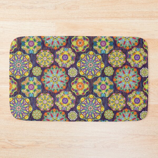 Item preview, Intricate flower mandalas seamless pattern designed and sold by AleFairyland.