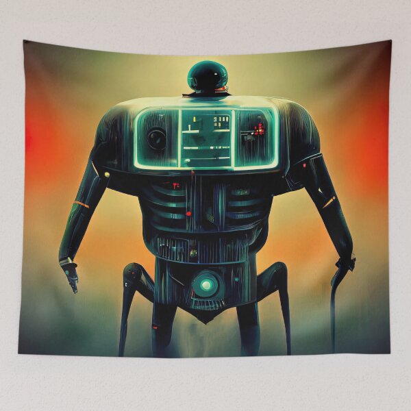 Item preview, Retro-Futurist Robot designed and sold by AM FineArtPrints.