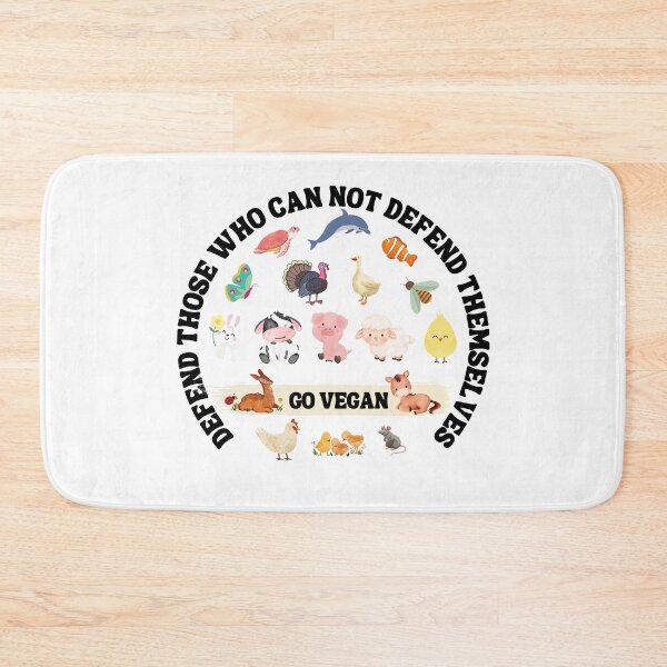 Item preview, Go Vegan and Defend those who can not defend themselves designed and sold by Varerising.