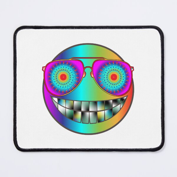 Item preview, Psychedelic Smiling Emotion with sunglasses designed and sold by Buyeseoshop.