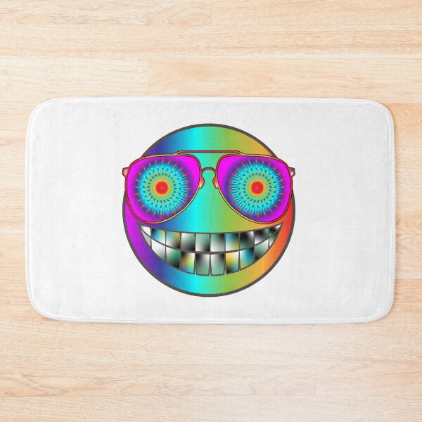 Item preview, Psychedelic Smiling Emotion with sunglasses designed and sold by Buyeseoshop.