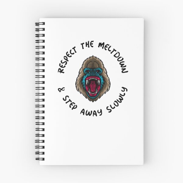 Item preview, Respect the Meltdown Funny Sarcastic Gorilla designed and sold by MyJojoBean.