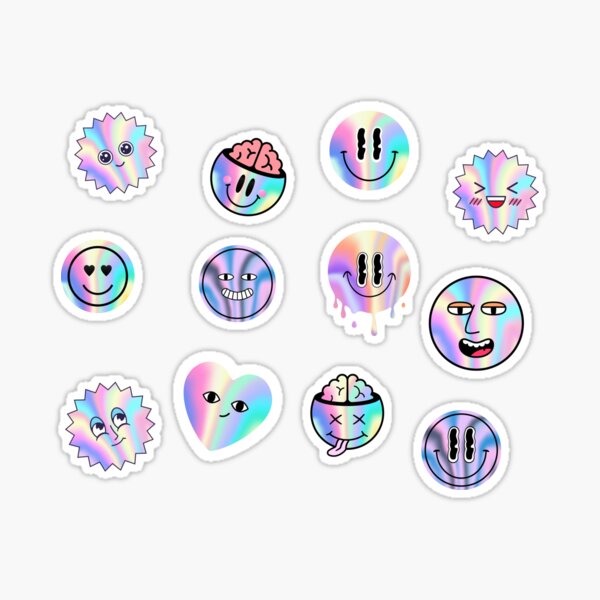 This Rainbow Summer Preppy Sticker Pack Sticker Is High Quality And Cheap.
