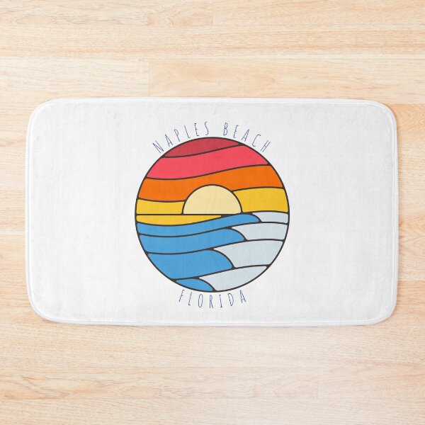 Item preview, Naples Beach Florida Vintage Sunset  designed and sold by earth-sky-and-i.