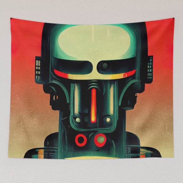 Item preview, Retro-Futurist Robot designed and sold by AM FineArtPrints.