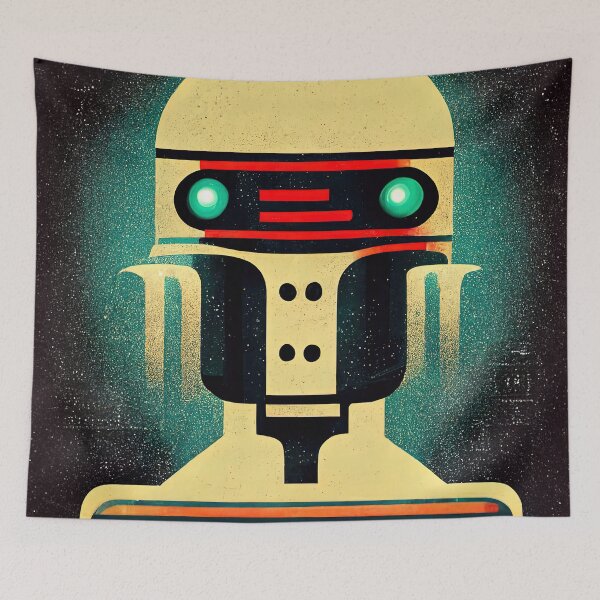 Item preview, Retro-Futurist Robot designed and sold by AM FineArtPrints.