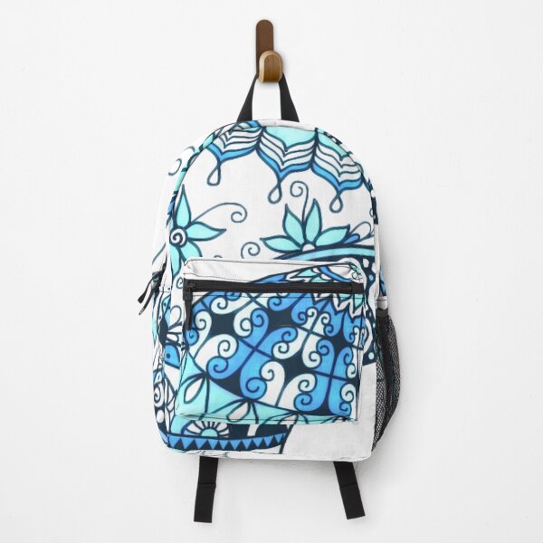 Item preview, Blue Decorated Elephant  designed and sold by CreativeMagi.