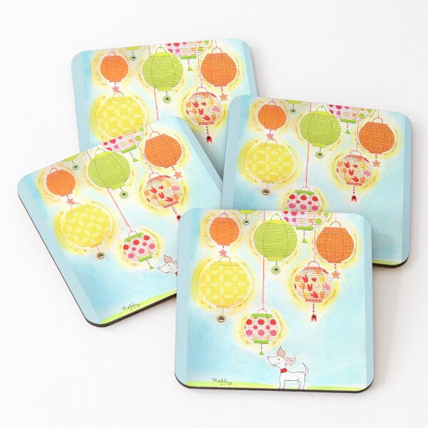 Item preview, Colored Lanterns with Eva designed and sold by Mahli's  Artful Whimsy.