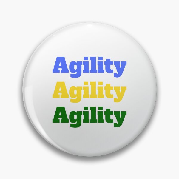 Item preview, Agility in blue, yellow and green designed and sold by PausePapote.