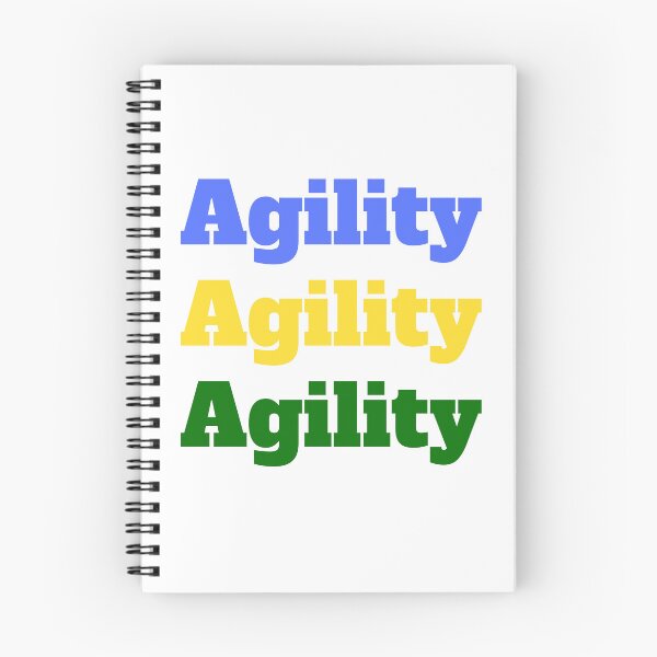 Item preview, Agility in blue, yellow and green designed and sold by PausePapote.