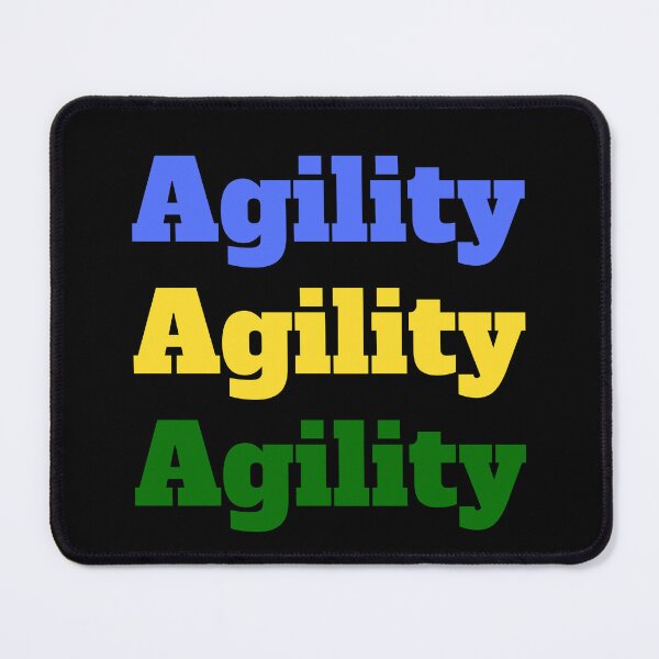 Item preview, Agility in blue, yellow and green designed and sold by PausePapote.