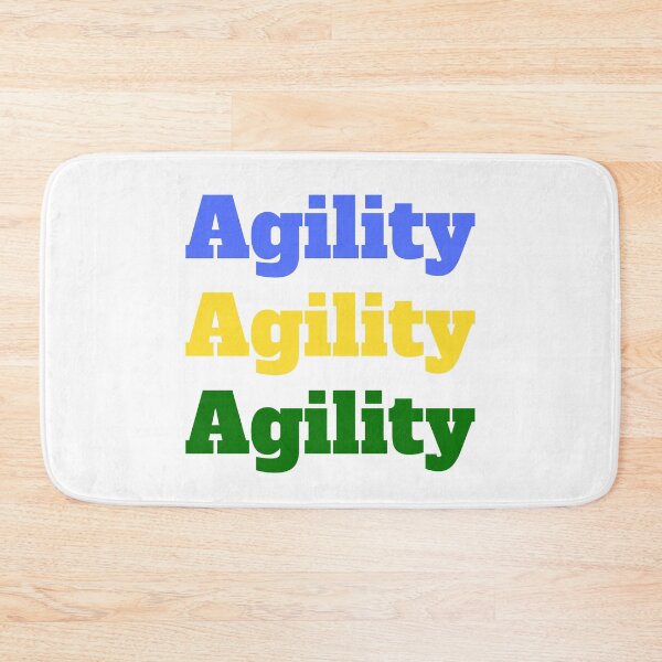 Item preview, Agility in blue, yellow and green designed and sold by PausePapote.