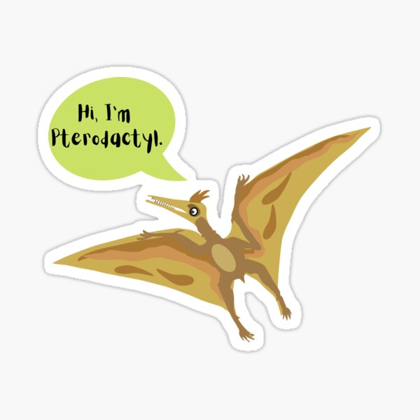 Pterodactyl Stickers - Free animals Stickers