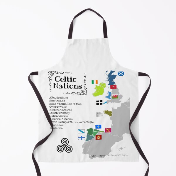 Item preview, Celtic Nations Map designed and sold by NWIberiaCShop.