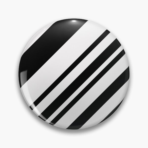 Item preview, Black And White Diagonal Striped designed and sold by OutcastBrain.