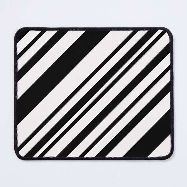 Item preview, Black And White Diagonal Striped designed and sold by OutcastBrain.