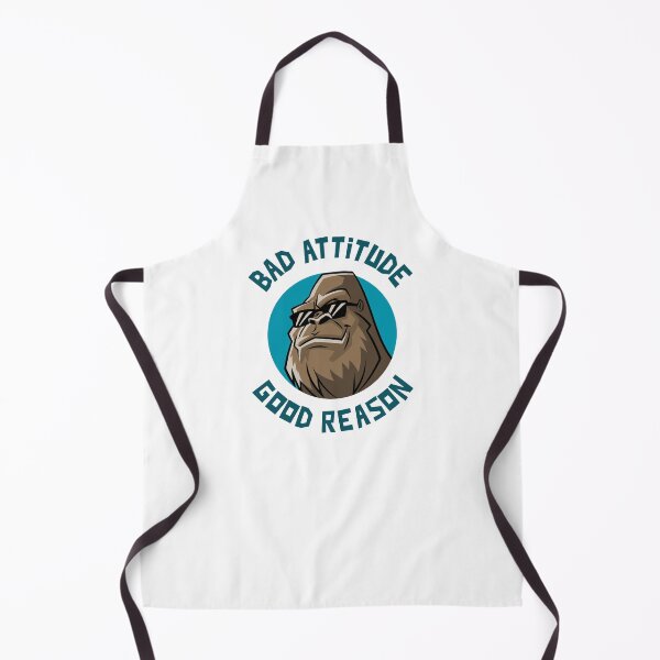 Item preview, Bad Attitude Good Reason Cool Gorilla Graphic designed and sold by MyJojoBean.