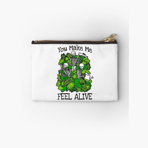 Item preview, You Make Me Feel Alive Plant Lover Skeleton Goth Gardener designed and sold by GrandeDuc.