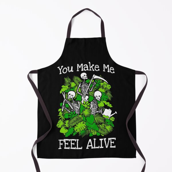 Item preview, You Make Me Feel Alive Plant Lover Skeleton Goth Gardener designed and sold by GrandeDuc.