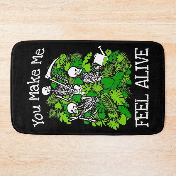 Item preview, You Make Me Feel Alive Plant Lover Skeleton Goth Gardener designed and sold by GrandeDuc.