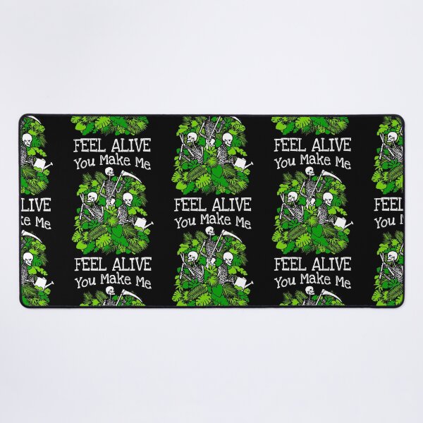 Item preview, You Make Me Feel Alive Plant Lover Skeleton Goth Gardener designed and sold by GrandeDuc.