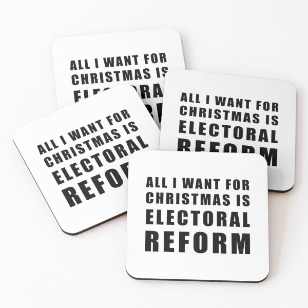 Item preview, All I Want For Christmas Is Electoral Reform - Anti-Tory, Margaret Thatcher, Political, Politics, An designed and sold by EVintageGallery.