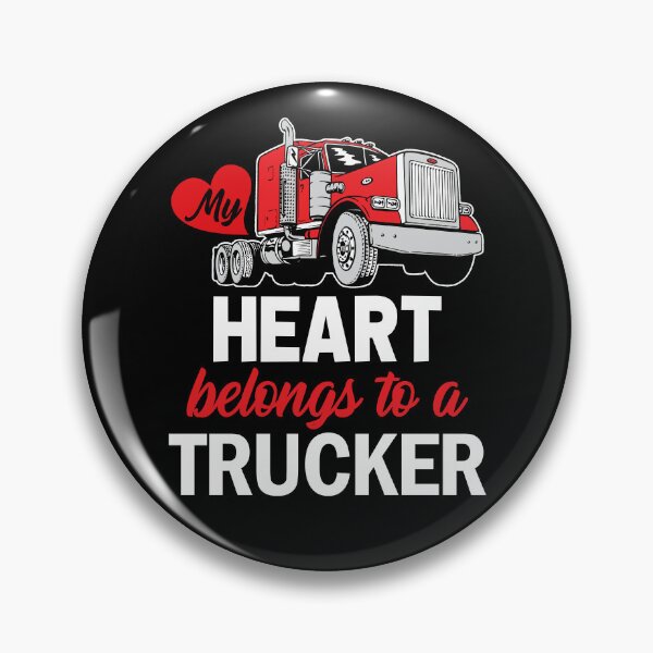 Item preview, My Heart Belongs To A Trucker designed and sold by SunsetGloww.