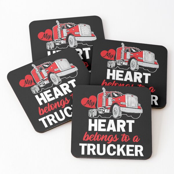 Item preview, My Heart Belongs To A Trucker designed and sold by SunsetGloww.