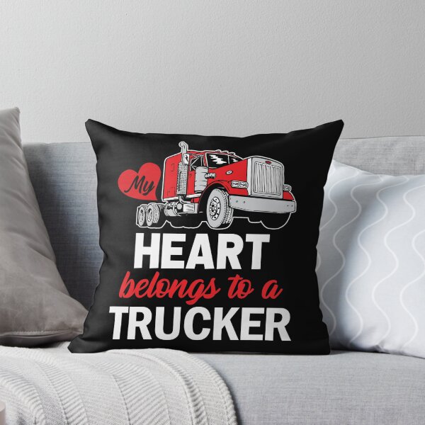 Item preview, My Heart Belongs To A Trucker designed and sold by SunsetGloww.