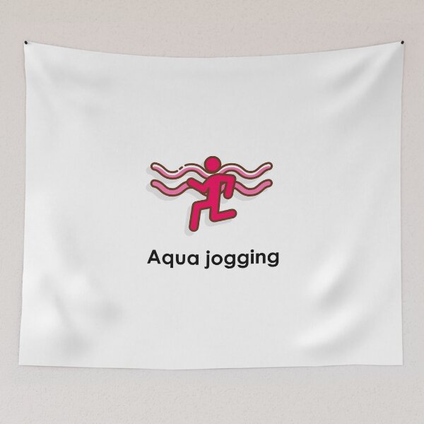 Item preview, Aqua jogging water sports t-shirt  designed and sold by KARTICK DUTTA.