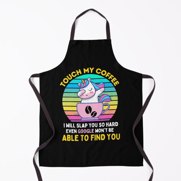 Item preview, Touch the coffee funny unicorn coffee - funny coffee sayings designed and sold by spaceopy.