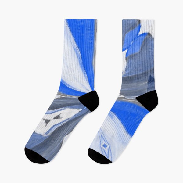 Item preview, Grey and Blue Spray  designed and sold by Lynn  Marie Sharp.