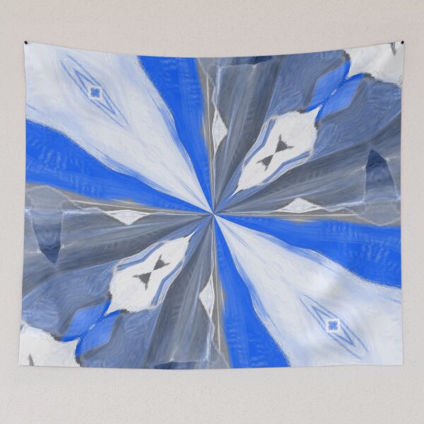 Item preview, Grey and Blue Spray  designed and sold by Lynn  Marie Sharp.