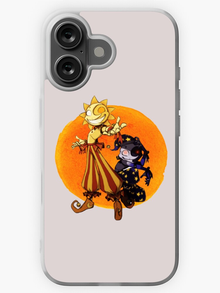 Sun And Moon Fnaf Phone Case Sun And Moon Split Face Collection