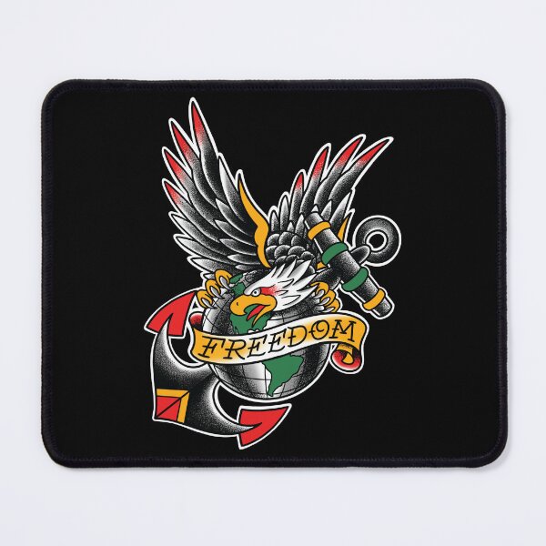 Item preview, American Traditional Freedom Eagle Tattoo design designed and sold by SevenRelics.