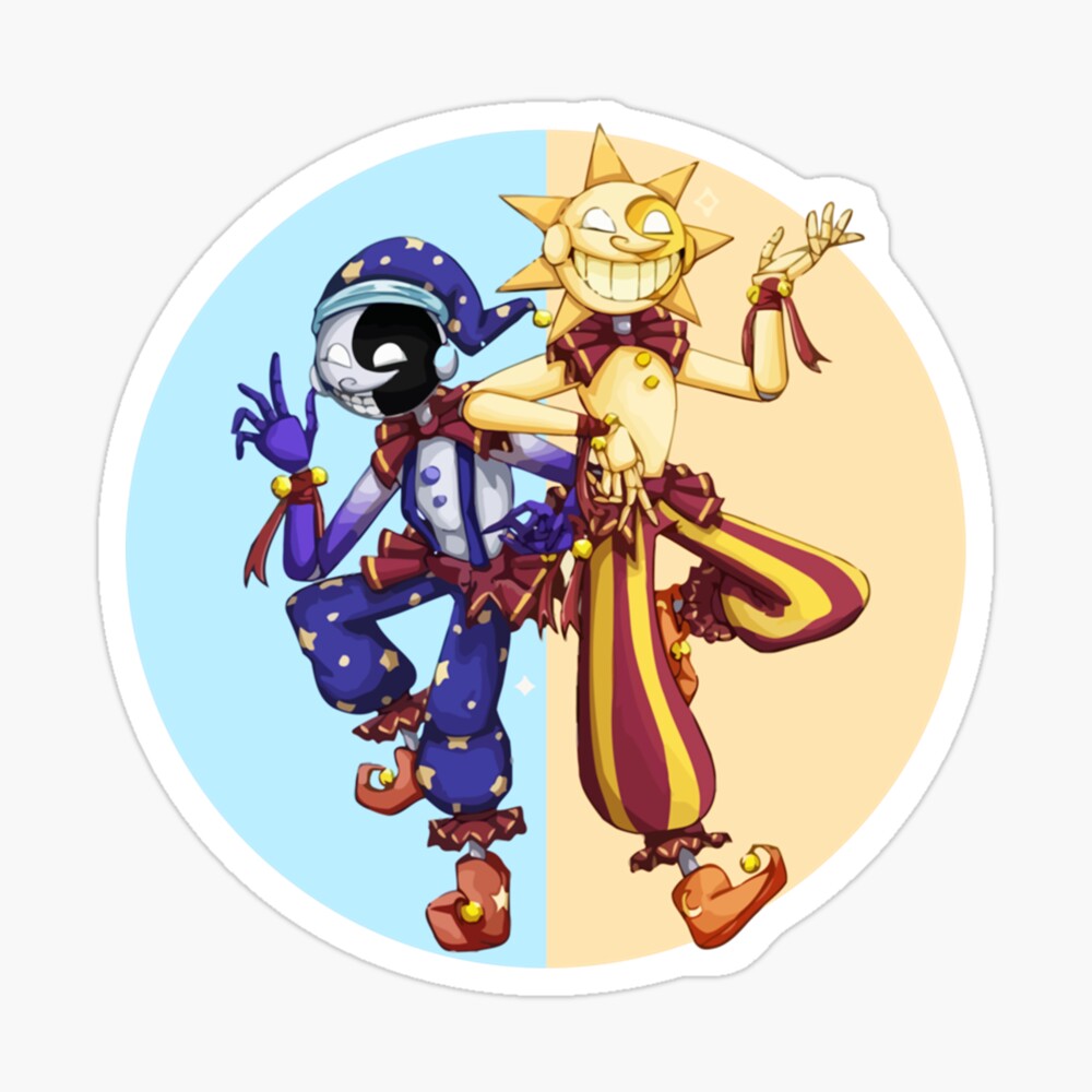 Fnaf Security Breach Sun And Moon - circle design